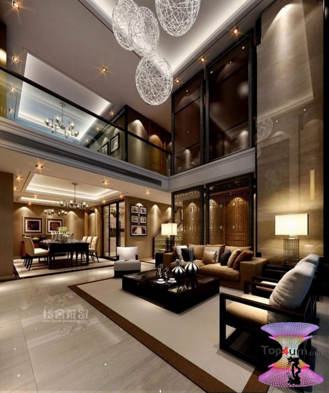 Luxury Mansion Interior гостиная