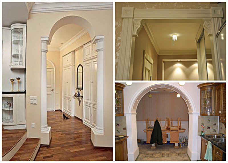 Декор арки в квартире