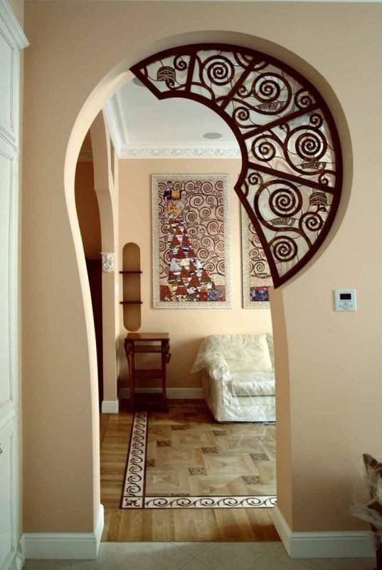 Декор арки в квартире