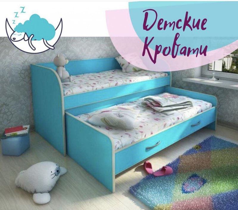 Кровать дуэт 2 Мезонин
