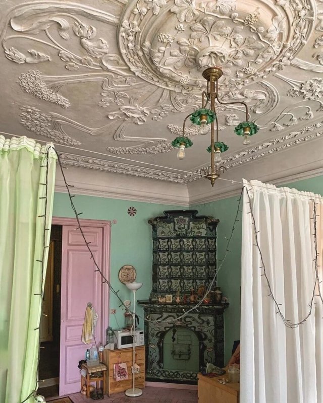 Потолок в сталинке (58 фото)