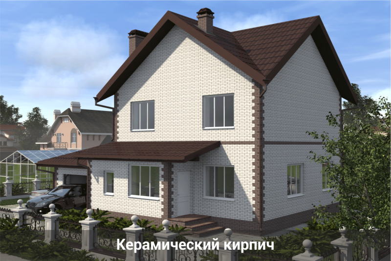 Дом из болгоко кирпича