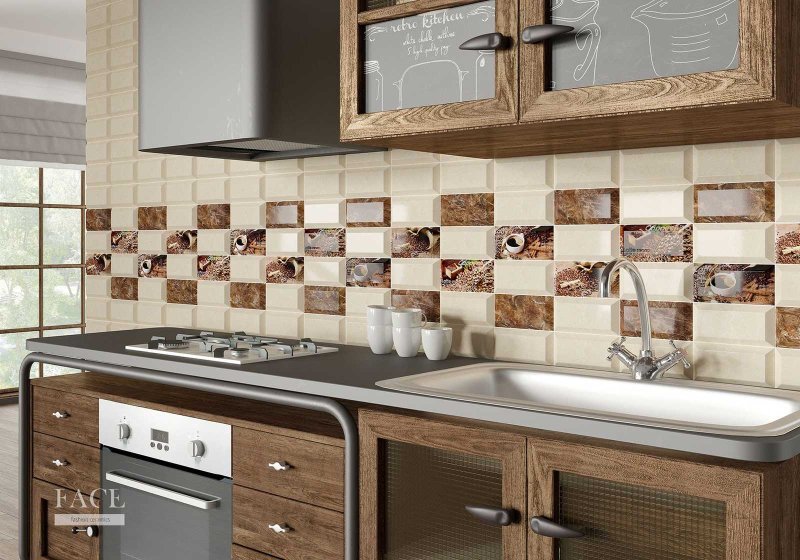 Плитка Backsplash Арабеск