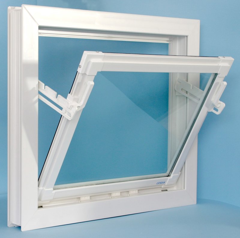 Окно ПВХ VEKA 500х700 мм 1 створка откидная фрамуга