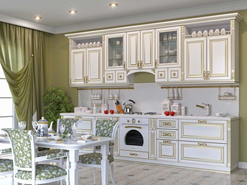 Кухня Катарина с патиной
