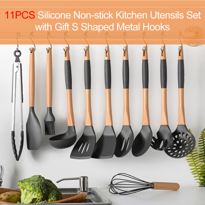 Silicone Kitchen Cooking Utensils набор