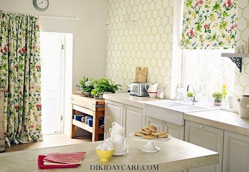 Комплект штор для кухни "Стефани", 136х180 см (каждая), 2 шт., altal