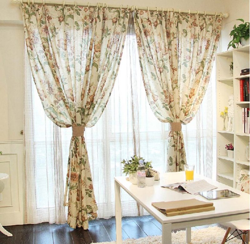 Altali комплект штор для кухни с подхватами 136х180 см- 2 шт