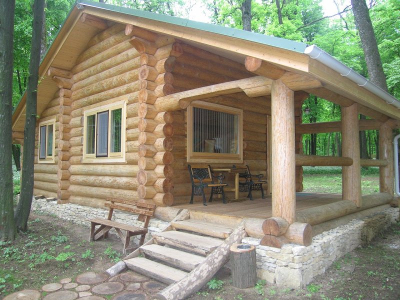 Баня из кругляка