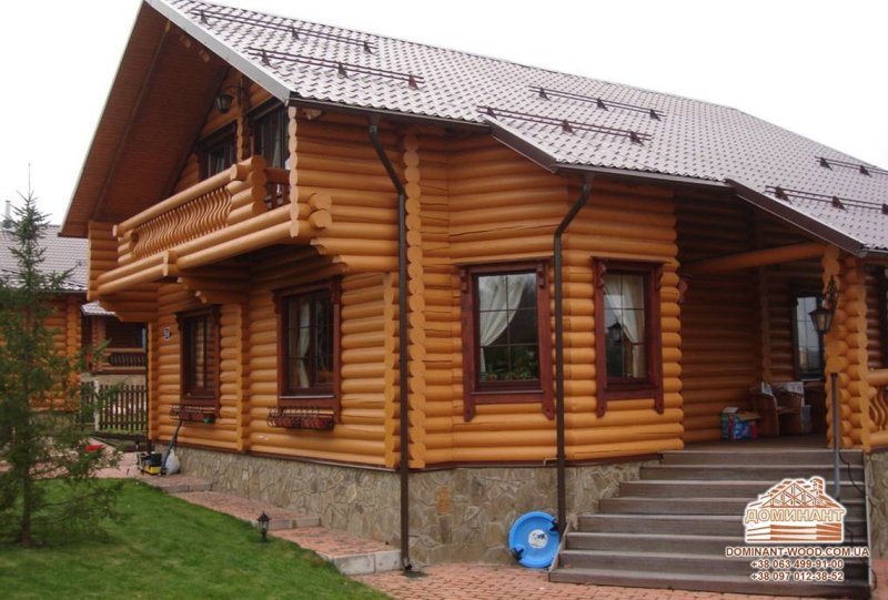 Дом из бревна