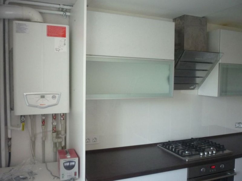 Кухня с газовым котлом планировка
