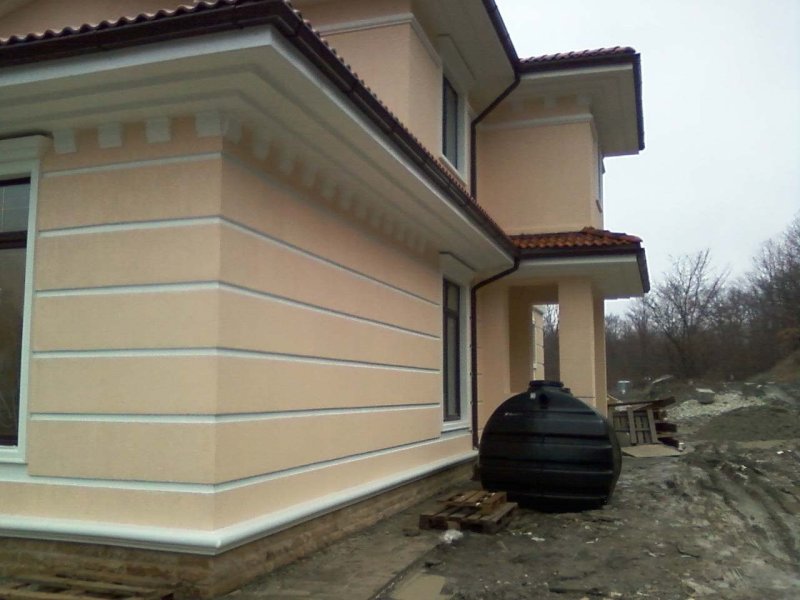 Отделка газобетона снаружи штукатуркой