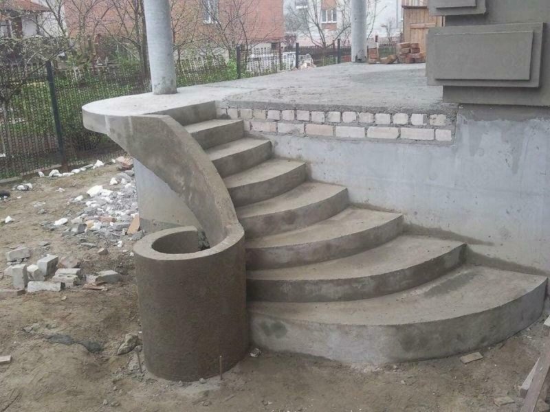 Ступеньки из бетона
