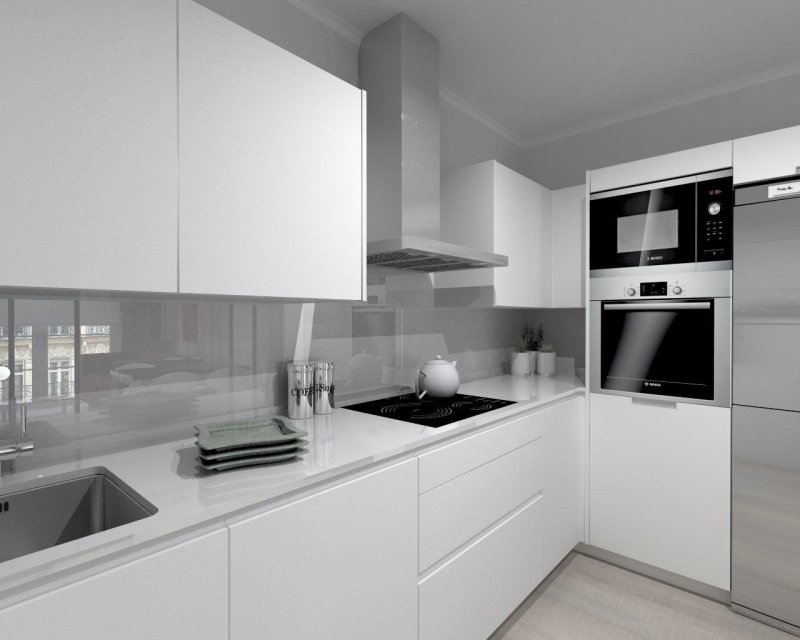 Кухня акриловая Metallic Anthracite