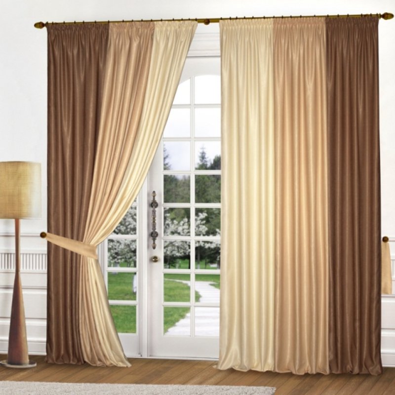 Комплект штор софт 250*270 см,2 шт colore caldo