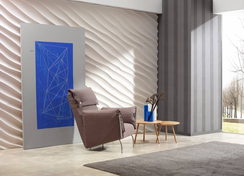 3d панели в интерьере
