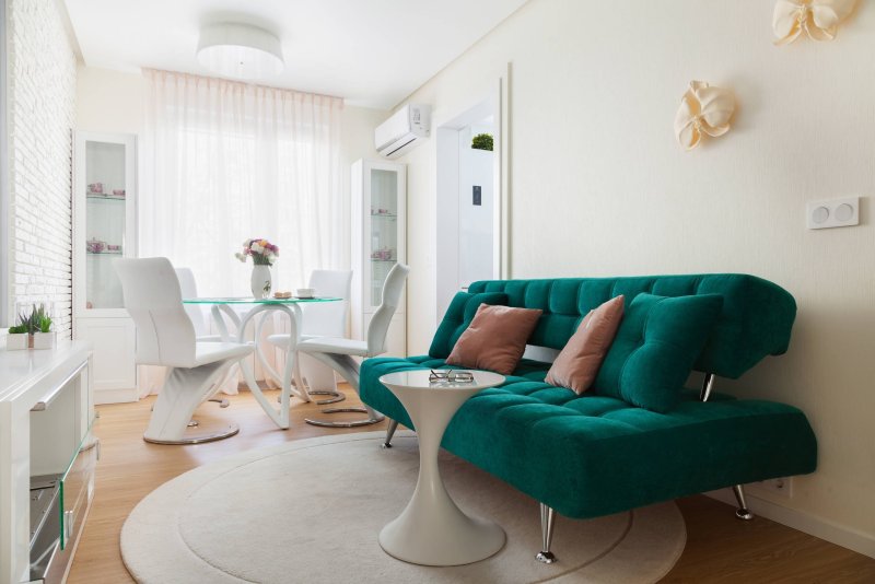 Диван Cubus sk Design зеленый изумрудный