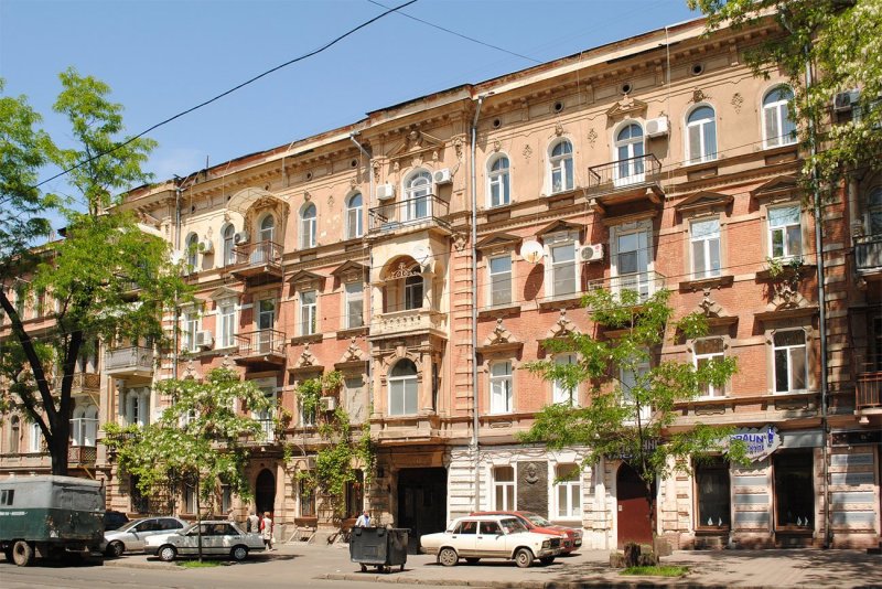 Старые дома красивые в городе
