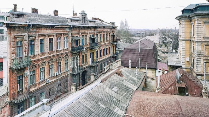 Стена от дома в Одессе