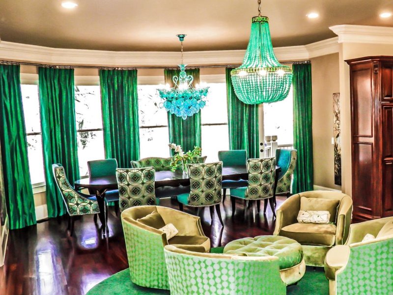 Brilliant Green Malachite шторы