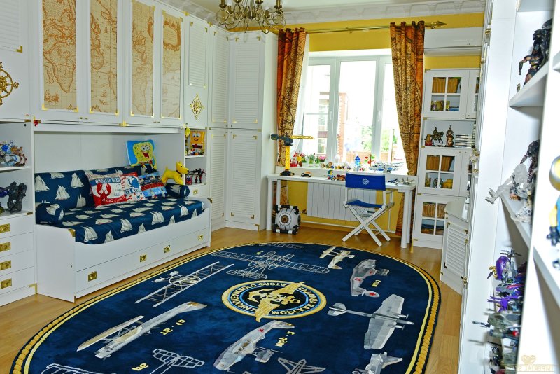 Ковёр в детскую комнату мальчику