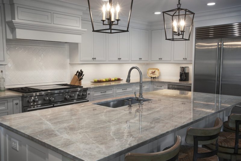 Столешница кварц vicostone bq9418 Serra