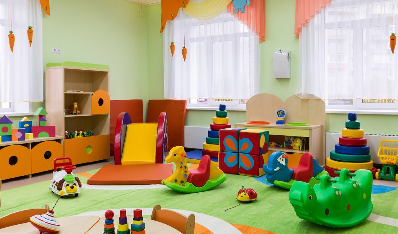 Комната в детском саду
