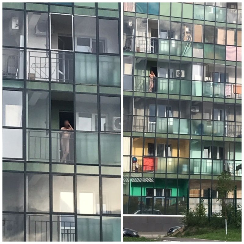 Силуэт в окне