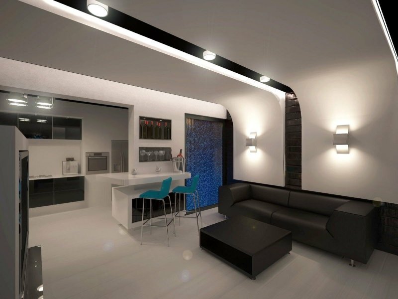 Люстра Максисвет геометрия 2-1644-10-CR Y led