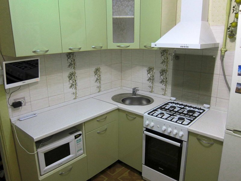 Кухня угловая для маленькой кухни 6 кв.м
