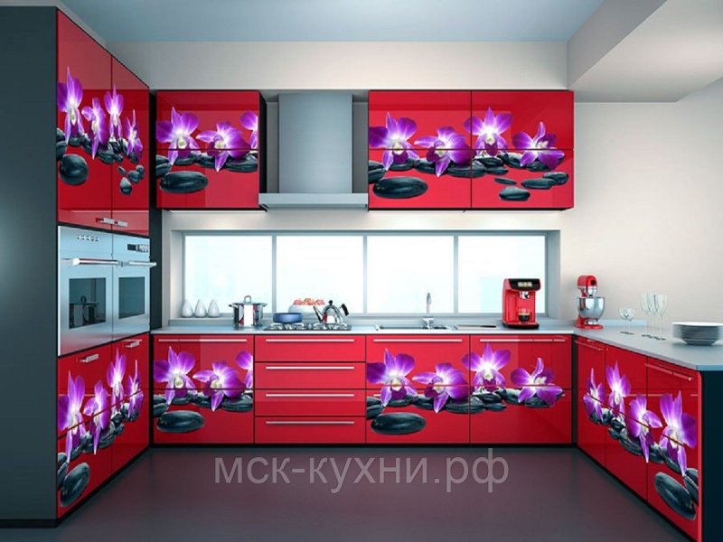 Кухни с фотопечатью