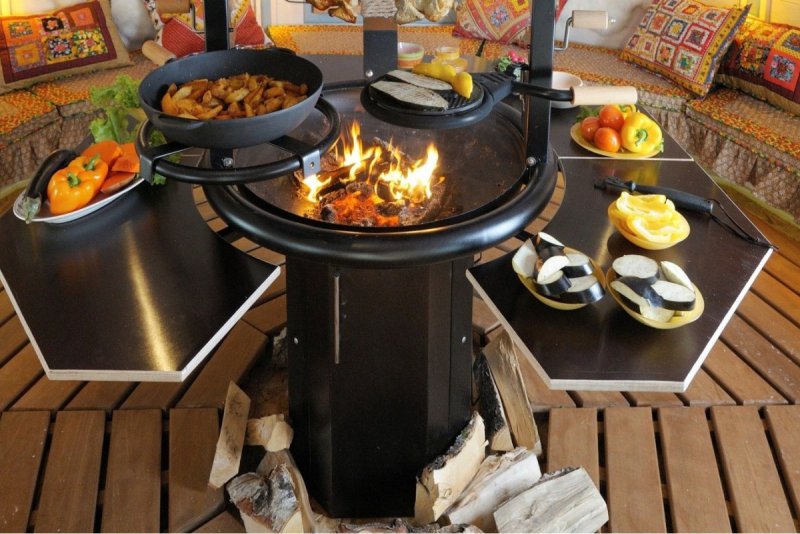 Дровяной гриль KOTAGRILL-BBQ