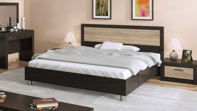Кровать двуспальная 2200х2200