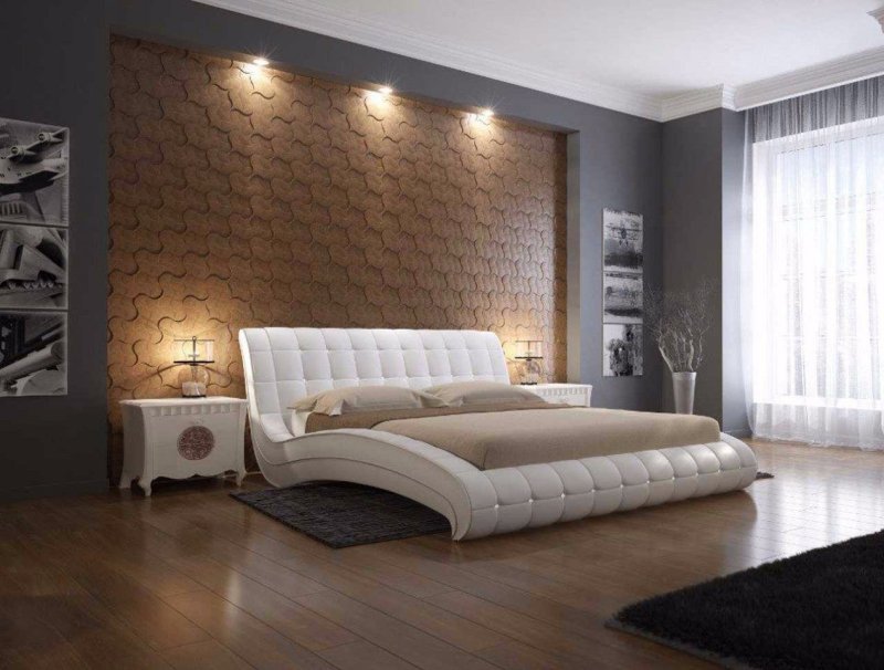 Кровать vederi White 8866 Split