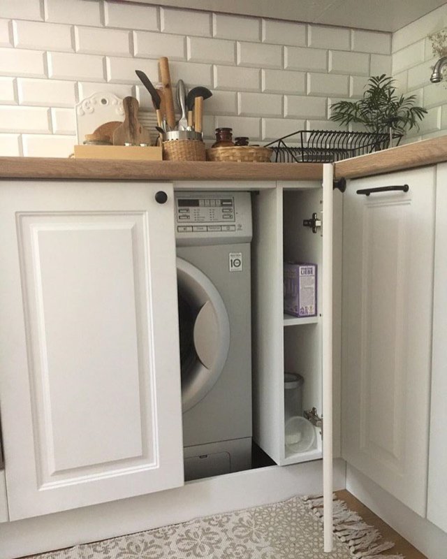 Кухонный гарнитур со стиральной машиной