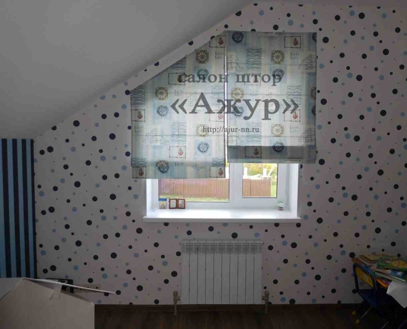 Жалюзи на треугольные окна