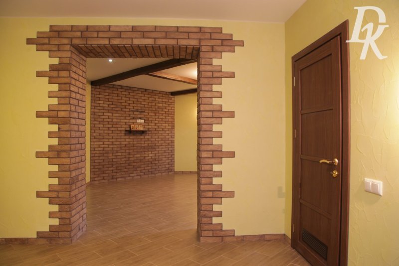 Декоративная отделка арки