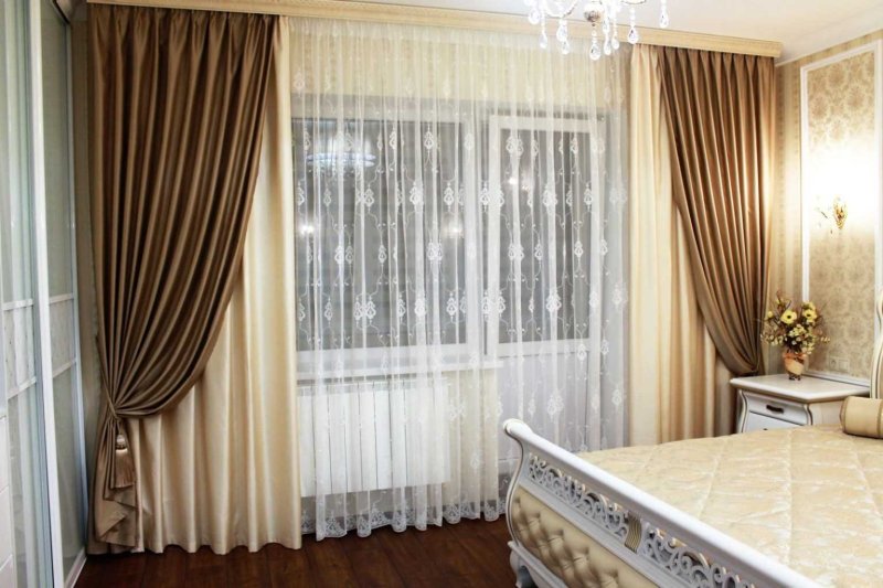Тюль в спальню