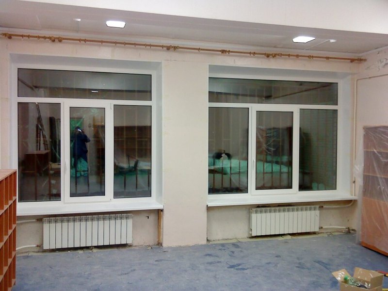 Перегородка КП 45 алюминиевая