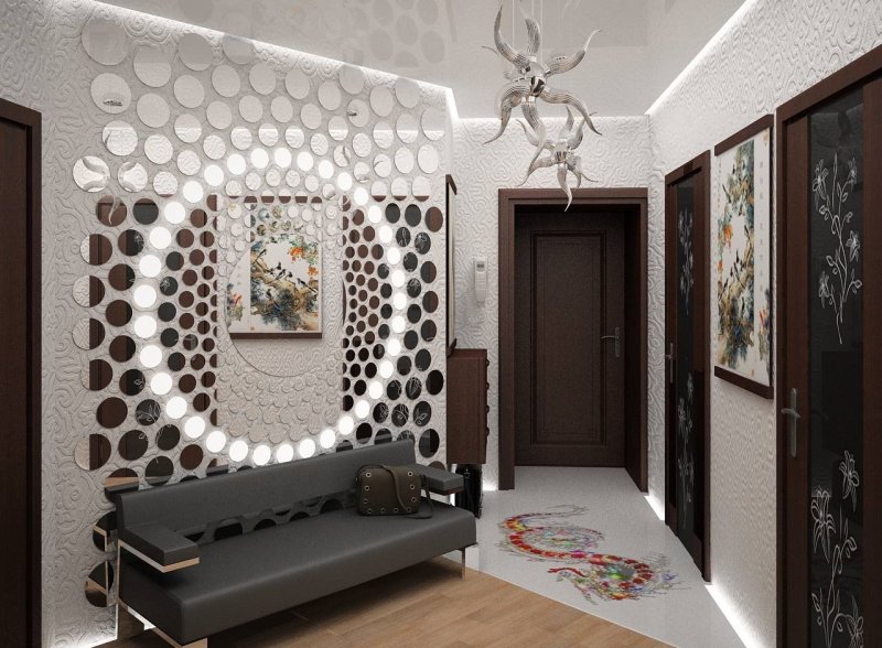 Зеркальное панно Illusion Silver md834sl