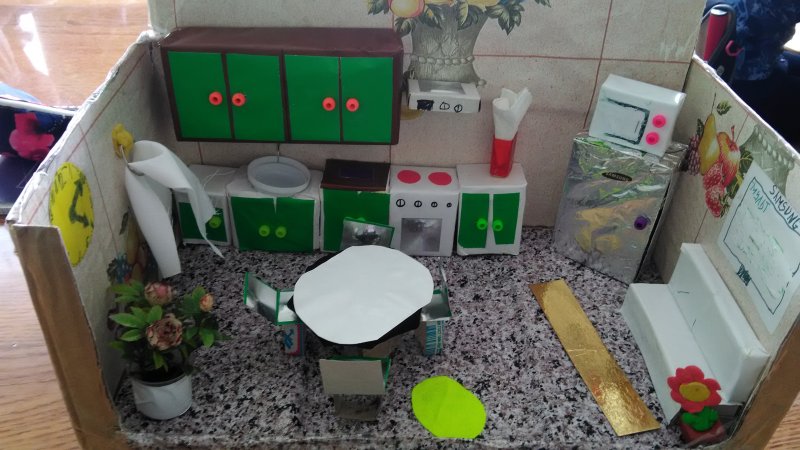Макет интерьера кафе