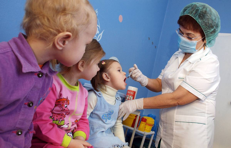 Вакцинация детей в детском саду