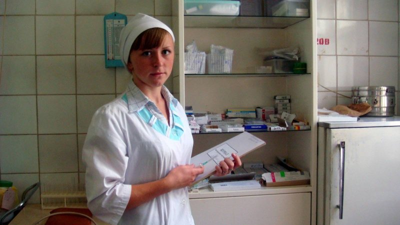 Медицинская сестра в детском саду
