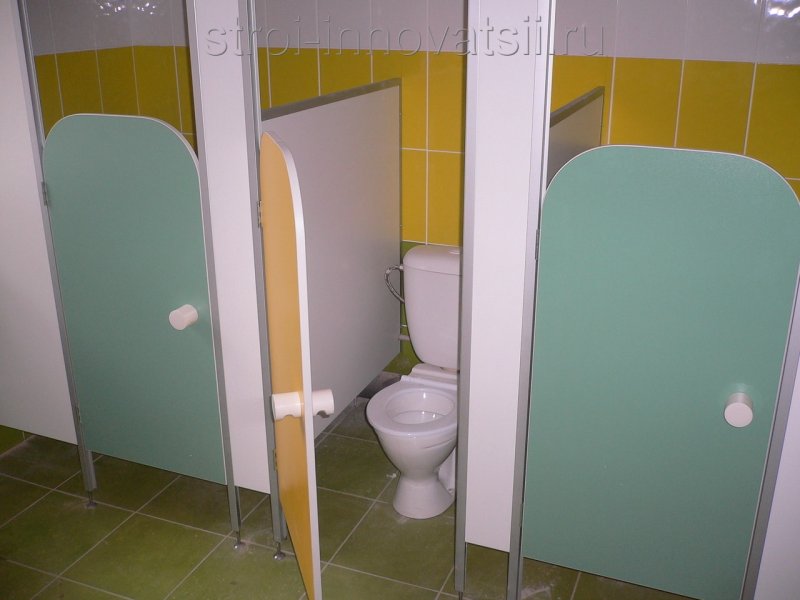 Туалетные кабинки в ДОУ