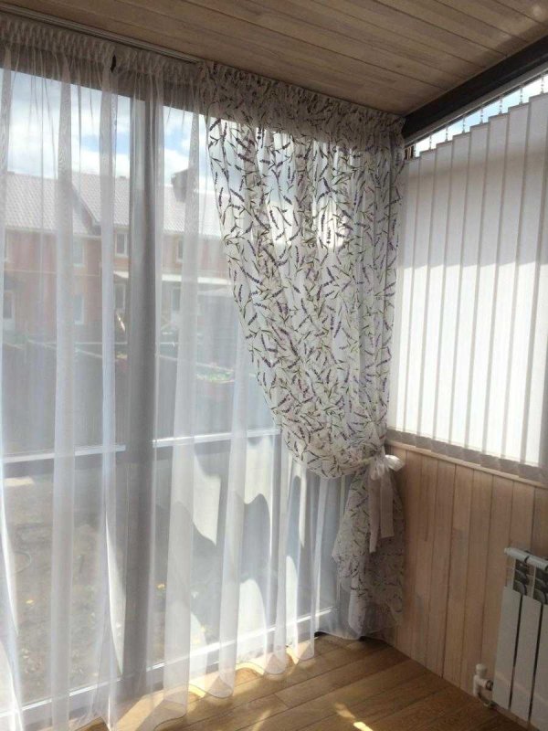 Тюль на балкон