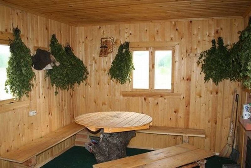 Мебель для предбанника в бане