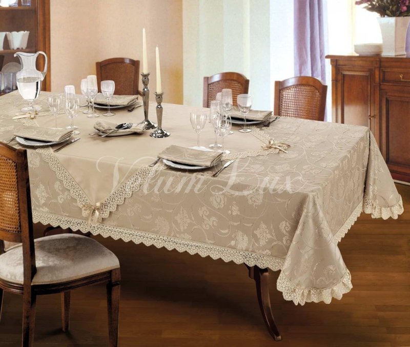 Дорожка столовая "Жозефина" 45*150 см. хлопок 100%