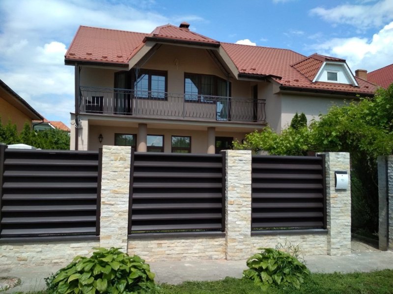 Современные заборы для частного дома