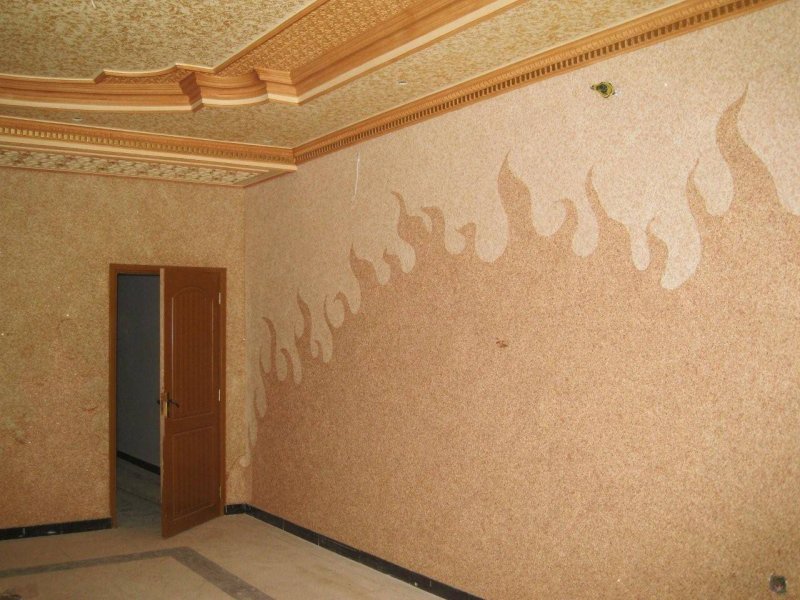 Декоративная штукатурка (венецианская) потолок