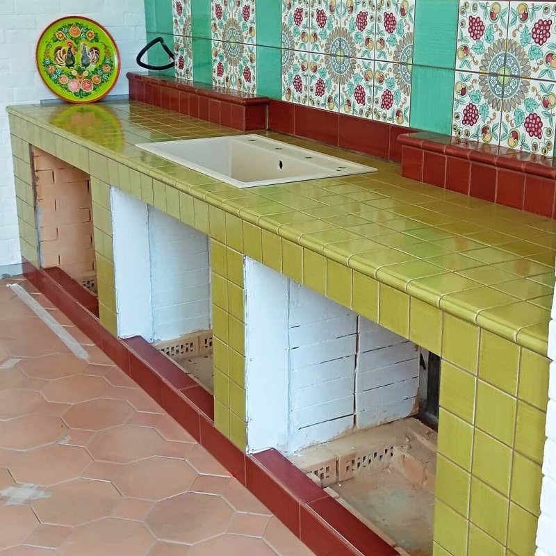 Мексиканская плитка Talavera в интерьере